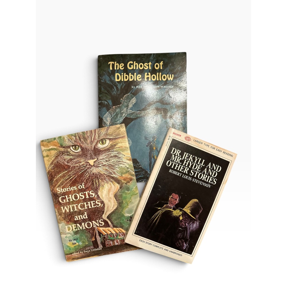 Vintage Vintage Horror & Ghost Story Paperback Lot of 3 | Halloween Bundle